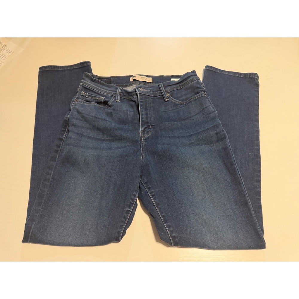 Levis 512 Perfectly Slimming Skinny Leg Jeans Blue Denim Women 29 Waist